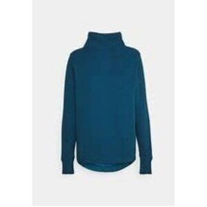Athleta Cozy Karma Twist Neck Sweatshirt Teal Blue Size Small